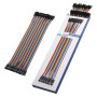 ELEGOO Lot de 120pcs Câbles Dupont Breadboard 28AWG 3 en 1 [40Pin Mâle vers Femelle, 40Pin Mâle vers Mâle, 40Pin Femelle vers Fe