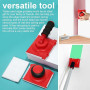 Coupe Bordure de Peinture, Outils de Peinture de Bord avec Tampons de Remplacement et Ruban de Masquage, Kit de Bordure à Peindr