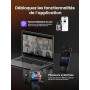 Relxhome Écouteurs NE20, Écouteur Traducteur Instantané NE20, Écouteurs Bluetooth 6.0, Écouteur Traducteur IA et écran Tactile L