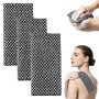 Serviette De Douche Exfoliante en Fibres De Bambou et Charbon Actif, Serviette Exfoliante Japonaise Exfoliation Douce, SéChage R