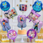 Ballons en aluminium style anime de 10 pièces, Décoration anniversaire garçon fille, Décorations de fête coréennes sympas pour l