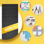 400PCS Aimants Autocollants Puissant, Plaque Magnétique Autocollantes, Petit Aimant Adhesif, Aimant Plat pour Bureau/École