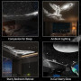 Projecteur Ciel Etoile Galaxie 2-en-1 USB Veilleuse Dimmable 360° Rotation | HD Galaxy Projector, Dimmable Colorful Night Light,