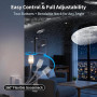 Projecteur Ciel Etoile Galaxie 2-en-1 USB Veilleuse Dimmable 360° Rotation | HD Galaxy Projector, Dimmable Colorful Night Light,