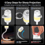 Projecteur Ciel Etoile Galaxie 2-en-1 USB Veilleuse Dimmable 360° Rotation | HD Galaxy Projector, Dimmable Colorful Night Light,