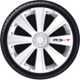 AUTO-STYLE Jeu d'enjoliveurs RS-T 16-inch blanc