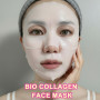 Masque Collagene Visage, 5 Pièces Bio Collagen Face Mask | Hydratant Anti-âge, Resserre les Pores, Améliore L'élasticité de la P