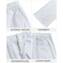 LVCBL Pantalon Homme Été - Léger & Confortable - Pantalon Loisirs/Plage