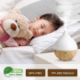 AiQInu Diffuseur d'Huile Essentielle, 160ml Ultrasonique Diffuseur Huiles Essentielles Electrique, 7 Couleurs LED Humidificateur