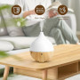 AiQInu Diffuseur d'Huile Essentielle, 160ml Ultrasonique Diffuseur Huiles Essentielles Electrique, 7 Couleurs LED Humidificateur