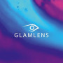 Glamlens lentilles de couleur vert naturelles colorées très haute opacité Bardolino Green + étuis à lentilles de contact I 1 pai