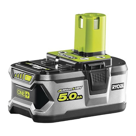 RYOBI - Batterie 18 Volts One+ 5,0 Ah Lithium-ION - Compatible avec Tous Les Outils 18V One+ et 100% Rétro-Compatible - Grande A