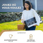 Alesis Melody 61 Piano Numérique 61 Touches pour Débutants avec Haut-Parleurs, Pupitre pour Partition ou Tablette, 300 Sons et d