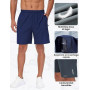 kuzwufs Lot de 3 Shorts de Sport Homme été Pantalon Court Homme Fitness Leger Running Pantacourt avec Poche