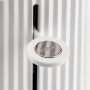 Alessi Plissé MDL08 W - Grille-Pain Design, Six Niveaux de Dorure, en Résine Thermoplastique, Fiche Européenne 850 W, Blanc