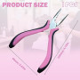 Pince À Extensions De Cheveux À 3 Trous, Pour Extensions De Cheveux,Mini Pince Cheveux Pour Micro Anneaux Nano,Outil Multifoncti