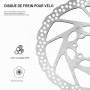 Disque de Frein Vtt, JANDH Disque de Frein de Vélo, 180 mm Disque de Frein Vtt, Disque de Frein de Vélo à 6 Trous en Acier Inoxy