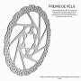 Disque de Frein Vtt, JANDH Disque de Frein de Vélo, 180 mm Disque de Frein Vtt, Disque de Frein de Vélo à 6 Trous en Acier Inoxy