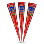 Lot de Cone de henné par 3 - Couleur marron foncé coloration semi permanente henna pret a l'emploi - Motifs temporaires sur corp