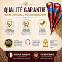Lot de Cone de henné par 3 - Couleur marron foncé coloration semi permanente henna pret a l'emploi - Motifs temporaires sur corp