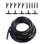 Xibao Kit de Durite Essuie Glace Tuyau pour Pare Brise de Voiture,Durite Lave Glace,avec 15 Raccords,Tuyau de Pulvérisation Lave