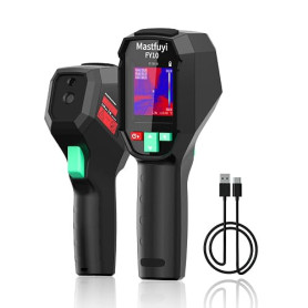 Mastfuyi caméra thermique infrarouge 96x96 pixels, -20°C~550°C, 25Hz | Caméra de détection de chaleur pour électricien et mainte