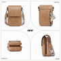 MUIIKOLA Sacs bandoulière femme,Petit Sac à Bandoulière,Besace Sacoche Messenger Téléphone Cuir PU Rigide Sac à Bandoulière Femm