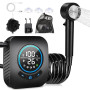 Spopal Douche Camping,Douche Portable,Kit Douche de Camping,Pompe de Douche Électrique Rechargeable,avec Afficheur Intelligent e