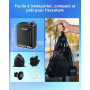 Douche de Camping, [Petit+Portable & IPX8] Spopal Pompe de Douche, Durable,Type-C, Rechargeable, 3 Vitesses Réglables, pour Frui