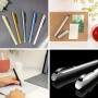 Schneider Ceod Shiny Stylo roller (pour droitiers et gauchers, épaisseur de trait M, avec cartouche d'encre bleu roi) bleu sarce