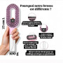 Brosse à Cheveux Démêlante Magique, Brosse Cheveux Démêlante, Brosse Cheveux Magique Spray, Vaporisateur Hydratant 2-en-1, Massa