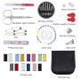 Kit de Couture,108 Pièces Accessoires De Couture 14 Bobines de Fil Couture Mini Kit De Couture Complet pour Débutants, Voyageurs