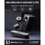 Majority Barre de Son TV Bluetooth 5.3, 300W Home Cinema 5.1 sans Fil | Bowfell Halo Atmos Mini Soundbar PC | DMI eARC | Enceint