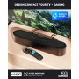 Majority Barre de Son TV Bluetooth 5.3, 300W Home Cinema 5.1 sans Fil | Bowfell Halo Atmos Mini Soundbar PC | DMI eARC | Enceint