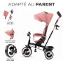 Kinderkraft Aston Tricycle Bébé Évolutif, Draisienne Évolutif, Trike Bebe, Velo Poussette Bebe Évolutif, Velo Enfant 5 Ans, De 9