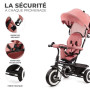 Kinderkraft Aston Tricycle Bébé Évolutif, Draisienne Évolutif, Trike Bebe, Velo Poussette Bebe Évolutif, Velo Enfant 5 Ans, De 9