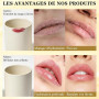 Rouge à Lèvres Magique Changeant de Couleur, Baume pH Adaptatif | Longue Tenue, Ph Glow Brillant avec Flocons d'Or, Sans Transfe