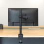 Amazon Basics Bras de Bureau Réglable pour Écran, Compatible avec Moniteurs jusqu’à 81cm (97cm format Ultralarge) et jusqu’à 10k