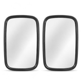 Easy Link 2x Rétroviseurs Latéraux Extérieurs Universels 22x17cm ø20-30 | Rétroviseurs Latéraux pour Camion, Excavatrice, Elévat