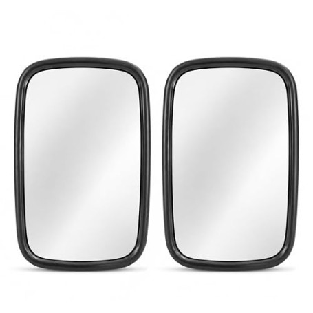 Easy Link 2x Rétroviseurs Latéraux Extérieurs Universels 22x17cm ø20-30 | Rétroviseurs Latéraux pour Camion, Excavatrice, Elévat