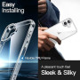 JETech Coque pour iPhone 16 Plus, Transparent | Anti-Jaunissement, Antichoc, Dos PC Rigide Résistant aux Rayures, Étui Housse Bu