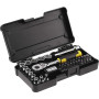 Stanley STMT82672-0 Coffret de Douilles Compact ¼’’ Jeu de 37 Pièces