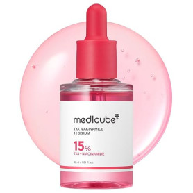 Medicube Duo Soin Visage, Sérum et Capsule Cream, Pour Teint Lumineux et Peau Uniforme TXA Niacinamide Sérum 15