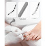 BEZOX Excavateur ongles(16.5cm) & lime à ongles incarné(13.4cm) - acier inoxydable Instrument pour nettoyer le lit de l'ongle -
