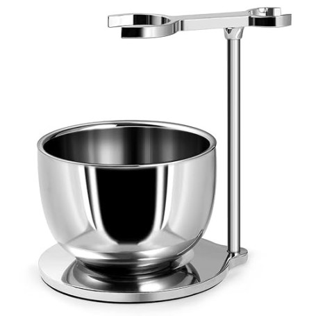 GRUTTI 2 en 1 Support de rangement pour kit de rasage, support pour rasoir de sécurité et support pour blaireau, support pour ki