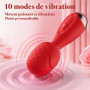 Vibromasseurs Feminin clitoridien Vibrant Sex Toys, 10 Modes & Tête Flexible mini Vibromasseur Sextoyse Couple Plaisir, Sextoyse