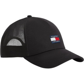 Tommy Jeans TJM Heritage Trucker AM0AM14202 Casquette pour Homme Noir Taille Unique