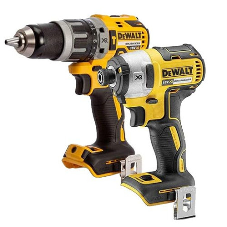 DeWalt Lot de 2 tournevis à percussion sans fil LXT DCF887N et perceuse combinée DCD796N 18 V