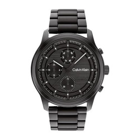 Calvin Klein Montre Analogique Multifunction à Quartz pour Homme avec Bracelet en Acier Inoxydable ou en Cuir