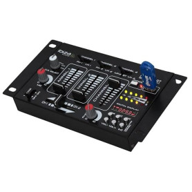Ibiza - DJ21USB-BT - Table de mixage à 4 voies/7 canaux et diverses entrées - Bluetooth et USB - Noir